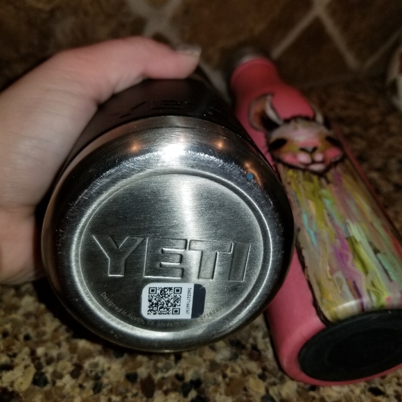 Yeti Water Rambler, Studio Oh! Flask for Hot/Cold. - Picture 3 of 5